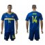 Bosnia Herzegovina #14 Susic Home Soccer Country Jersey