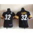 Nike Pittsburgh Steelers #32 Franco Harris Black Team Color Youth Stitched NFL Elite Jersey