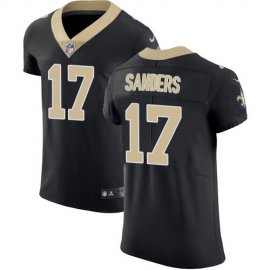 Nike New Orleans Saints #17 Emmanuel Sanders Black Team Color Mens Stitched NFL Vapor Untouchable Elite Jersey