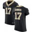 Nike New Orleans Saints #17 Emmanuel Sanders Black Team Color Mens Stitched NFL Vapor Untouchable Elite Jersey