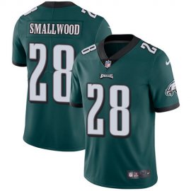 Nike Philadelphia Eagles #28 Wendell Smallwood Midnight Green Team Color Mens Stitched NFL Vapor Untouchable Limited Jersey