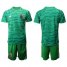 Mexico Blank Green Goalkeeper Soccer Country Jersey