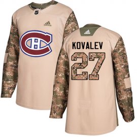 Adidas Montreal Canadiens #27 Alexei Kovalev Camo Authentic 2017 Veterans Day Stitched NHL Jersey