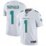 Nike Miami Dolphins #1 Tua Tagovailoa White Mens Stitched NFL Vapor Untouchable Limited Jersey
