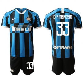 AC Milan #11 Borini Home Long Sleeves Soccer Club Jersey