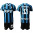 AC Milan #11 Borini Home Long Sleeves Soccer Club Jersey
