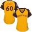 Houston Astros #60 Dallas Keuchel Gold 2016 All-Star American League Womens Stitched MLB Jersey