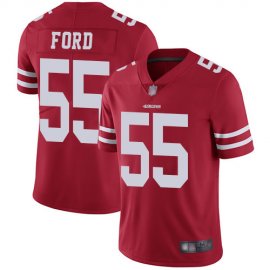 Nike San Francisco 49ers #55 Dee Ford Red Team Color Mens Stitched NFL Vapor Untouchable Limited Jersey
