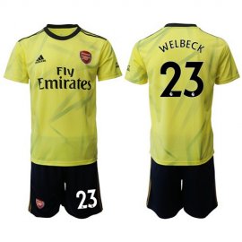 Arsenal #23 Welbeck Yellow Soccer Club Jersey