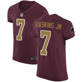 Nike Washington Football Team #7 Dwayne Haskins Jr Burgundy Red Alternate Mens Stitched NFL Vapor Untouchable Elite Jersey