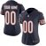 Nike Chicago Bears Customized Navy Blue Team Color Stitched Vapor Untouchable Limited Womens NFL Jersey