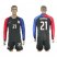 USA #21 Chandler Away Long Sleeves Soccer Country Jersey