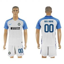 Inter Milan Personalized White Away Soccer Club Jersey