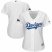 Los Angeles Dodgers Majestic Womens 2019 Postseason Home Official Cool Base Team Jersey White
