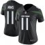 Nike New York Jets #11 Denzel Mim Black Alternate Womens Stitched NFL Vapor Untouchable Limited Jersey