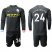 Manchester City #24 Adarabioyo Away Long Sleeves Soccer Club Jersey