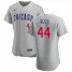 Chicago Cubs #44 Anthony Rizzo Mens Nike Gray Road 2020 Authentic Team Jersey