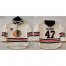 Chicago Blackhawks #47 Rob Scuderi Cream Heavyweight Pullover Hoodie Stitched NHL Jersey