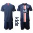 Paris Saint-Germain Blank Home Kid Soccer Club Jersey
