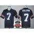 Auburn Tigers 7 Pat Sullivan Navy Blue Throwback College Football NCAA Jerseys 2014 Vizio BCS National Championship Game Patch