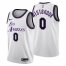 Nike Los Angeles Lakers #0 Russell Westbrook Mens 2022-23 City Edition NBA Jersey – Cherry Blossom White Mens