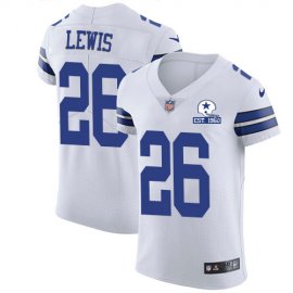 Nike Dallas Cowboys #26 Jourdan Lewis White Mens Stitched With Established In 1960 Patch NFL New Elite Jersey