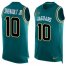 Nike Jacksonville Jaguars #10 Laviska Shenault Jr. Teal Green Alternate Mens Stitched NFL Limited Tank Top Jersey