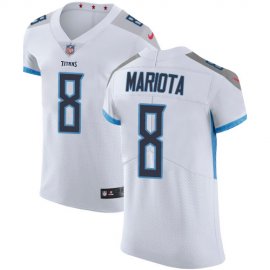 Nike Tennessee Titans #8 Marcus Mariota White Mens Stitched NFL Vapor Untouchable Elite Jersey