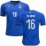 Italy #16 De Rossi Home Soccer Country Jersey