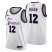 Nike Los Angeles Lakers #12 Kendrick Nunn Mens 2022-23 City Edition NBA Jersey – Cherry Blossom White Mens