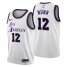 Nike Los Angeles Lakers #12 Kendrick Nunn Mens 2022-23 City Edition NBA Jersey – Cherry Blossom White Mens