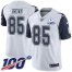 Nike Dallas Cowboys #85 Noah Brown White Mens Stitched With Established In 1960 Patch NFL Limited Rush 100th Season Jersey