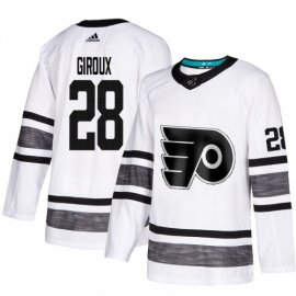 Adidas Philadelphia Flyers #28 Claude Giroux White Authentic 2019 All-Star Stitched NHL Jersey