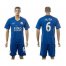 Leicester City #6 Huth Home Soccer Club Jersey