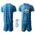 Manchester United Blank Light Blue Goalkeeper Kid Soccer Club Jersey
