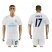 Real Madrid #17 Lucas V. White Home Soccer Club Jersey