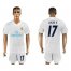 Real Madrid #17 Lucas V. White Home Soccer Club Jersey