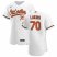 Baltimore Orioles #70 Travis Lakins Sr. Mens Nike White Home 2020 Authentic Player MLB Jersey