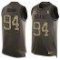 Nike Chicago Bears #94 Robert Quinn Green Mens Stitched NFL Limited Salute To Service Tank Top Jersey