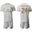 Real Madrid #24 D.Ceballos White Home Soccer Club Jersey