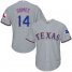 Texas Rangers #14 Carlos Gomez Grey Cool Base Stitched Youth MLB Jersey