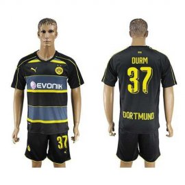 Dortmund #37 Durm Away Soccer Club Jersey
