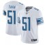 Nike Detroit Lions #51 Jahlani Tavai White Mens Stitched NFL Vapor Untouchable Limited Jersey