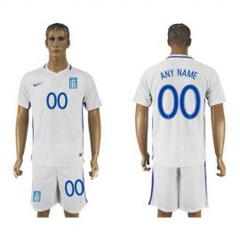 Greece Personalized Home Soccer Country Jersey