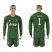 Juventus #1 Buffon Green Goalkeeper Long Sleeves Soccer Club Jersey