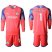 Manchester City #1 C.Bravo Pink Goalkeeper Long Sleeves Soccer Club Jersey