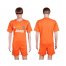 Juventus Blank Orange Goalkeeper Soccer Club Jersey