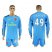 Arsenal #49 Macey Blue Goalkeeper Long Sleeves Soccer Club Jersey