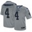 Nike Dallas Cowboys #4 Dak Prescott Lights Out Grey Mens Stitched NFL Elite Jersey