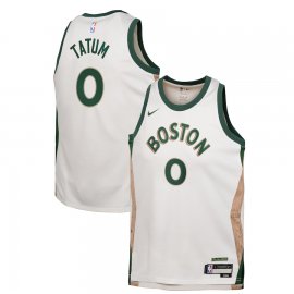 Jayson Tatum Boston Celtics Nike Youth 2023/24 Swingman Replica Jersey – City Edition – White